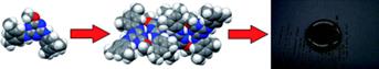 Graphical abstract: Role of hydrogen bonding in the formation of glasses by small molecules: a triazine case study